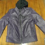 Wilder Black Leather Jacket With Removable Hoodie photo review