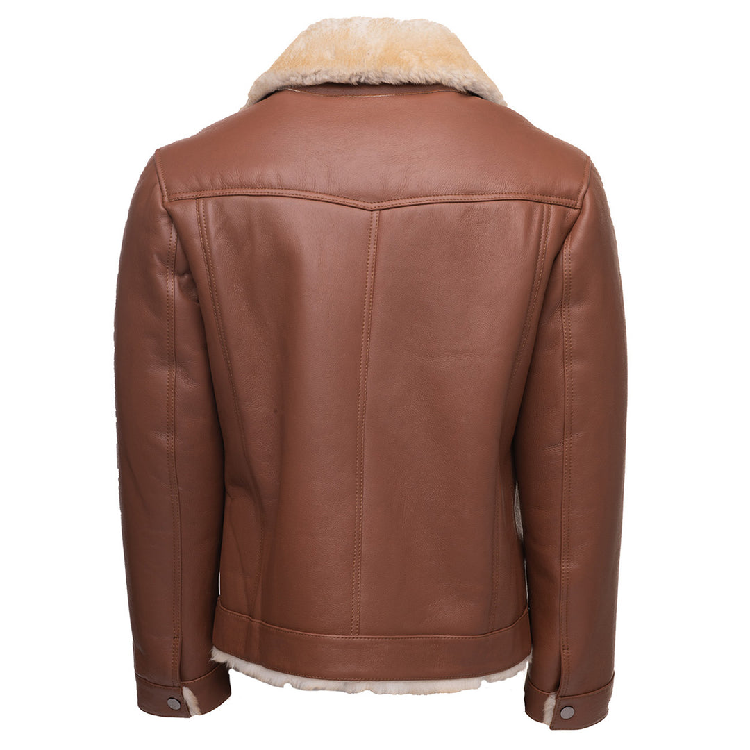 Mike's western Trucker shearling coat - Image 2