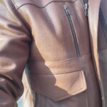 A2 Bomber Aviator leather jacket photo review