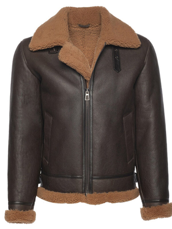 Rob Brown B3 Bomber shearling jacket