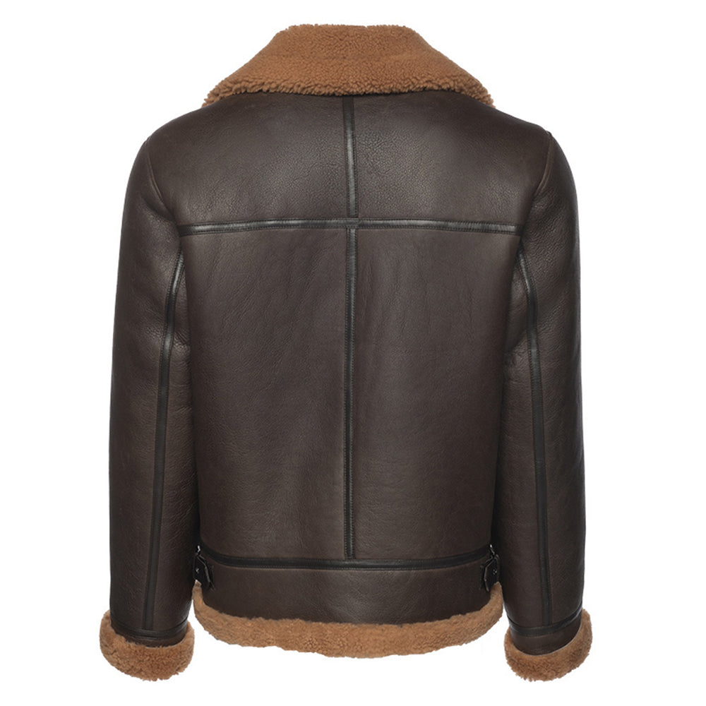Rob Brown B3 Bomber shearling jacket - Image 2