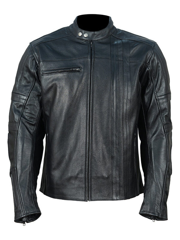 Owen's Streamline Racer armored motorcycle Leather Jacket