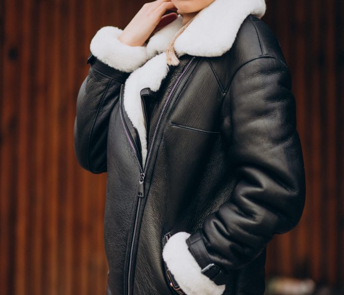 Young woman demonstrating upper cloths